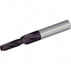 Kennametal - 10mm Body, 6.53mm Step Diam, 0.3937" Diam Straight Shank, Solid Carbide Subland Step Drill Bit - Apex Tool & Supply
