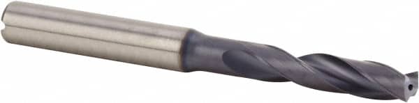 Kennametal - 6.53mm 140° Spiral Flute Solid Carbide Screw Machine Drill Bit - Apex Tool & Supply