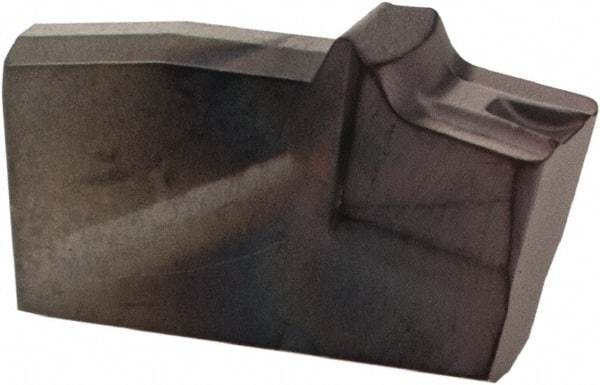 Kennametal - 0300G DF Grade KCU25, 3mm Cutting Width Carbide Grooving Insert - 3.51mm Max Depth of Cut, Neutral, 0.41mm Corner Radius, AlTiN Finish - Apex Tool & Supply