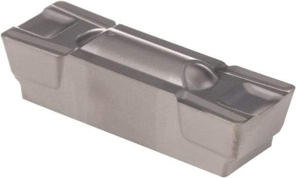 Kennametal - 1005G GMP Grade KCU25, 10.05mm Cutting Width Carbide Grooving Insert - 8.1mm Max Depth of Cut, Neutral, 0.79mm Corner Radius, AlTiN Finish - Apex Tool & Supply