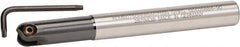 Kennametal - 5/8" Cut Diam, 5/16" Max Depth of Cut, 5/8" Shank Diam, 160mm OAL, Indexable Ball Nose End Mill - 53.09mm Head Length, Straight Shank, KDMB Toolholder, KDMB 0625.. Insert - Apex Tool & Supply