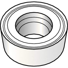 Kennametal - RCMX3209M0 76 Grade KC9125 Carbide Turning Insert - TiCN/Al2O3/TiCN/TiN Finish, Round, 32mm Inscr Circle, 3/8" Thick - Apex Tool & Supply