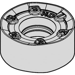 Kennametal - RNPJ1605M0 HD Grade KCK15 Carbide Milling Insert - TiN/TiCN/Al2O3 Finish, 1/4" Thick, 16mm Inscribed Circle - Apex Tool & Supply