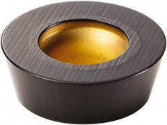 Kennametal - RDHX0702M0 Grade KCPM20 Carbide Milling Insert - TiN/MT/TiCN/Al2O3 Finish, 3/32" Thick, 7mm Inscribed Circle - Apex Tool & Supply
