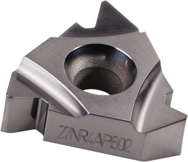 Kennametal - 27NR Internal Right Hand 4 API Rotary Shoulder Connections Laydown Threading Insert - Grade KC5025, AlTiN Coated Carbide, 15.88mm Inscribed Circle - Apex Tool & Supply
