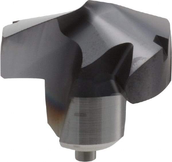 Kennametal - Series KenTIP, 25.4mm Diam Grade KCP15 140° Replaceable Drill Tip - Carbide, AlTiN Finish, ZD Seat Size - Apex Tool & Supply