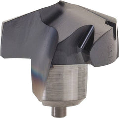 Kennametal - Series KenTIP, 18.26mm Diam Grade KCP15 140° Replaceable Drill Tip - Carbide, AlTiN Finish, W Seat Size - Apex Tool & Supply
