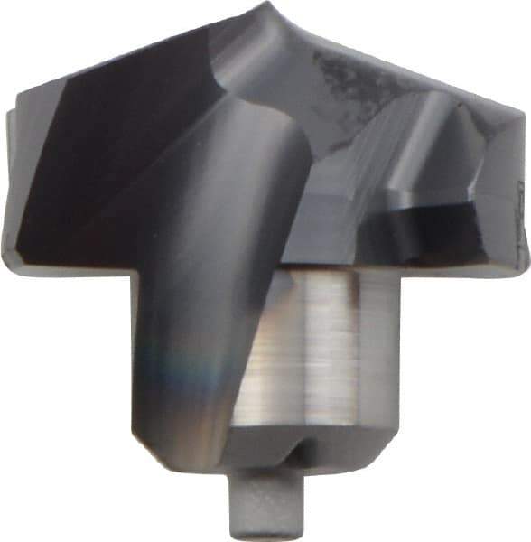 Kennametal - Series KenTIP, 14.2mm Diam Grade KCP15 140° Replaceable Drill Tip - Carbide, AlTiN Finish, R Seat Size - Apex Tool & Supply