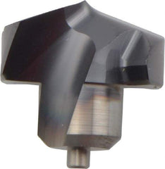 Kennametal - Series KenTIP, 13.2mm Diam Grade KCP15 140° Replaceable Drill Tip - Carbide, AlTiN Finish, P Seat Size - Apex Tool & Supply
