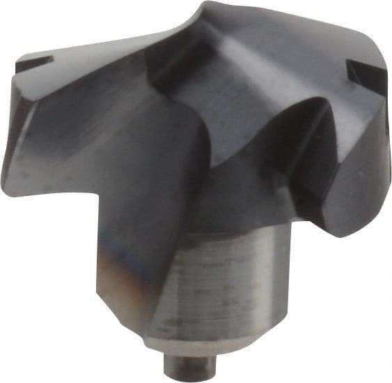 Kennametal - Series KenTIP, 12.5mm Diam Grade KCP15 140° Replaceable Drill Tip - Carbide, AlTiN Finish, O Seat Size - Apex Tool & Supply