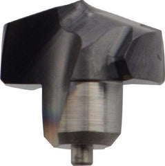 Kennametal - Series KenTIP, 10mm Diam Grade KCP15 140° Replaceable Drill Tip - Carbide, AlTiN Finish, J Seat Size - Apex Tool & Supply