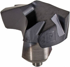 Kennametal - Series KenTIP, 8mm Diam Grade KCP15 140° Replaceable Drill Tip - Carbide, AlTiN Finish, F Seat Size - Apex Tool & Supply