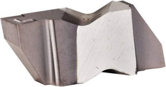 Kennametal - 3M425NG K Grade KCU10, 4.24mm Cutting Width Carbide Grooving Insert - 3.81mm Max Depth of Cut, Right Hand, 0.32mm Corner Radius, AlTiN Finish - Apex Tool & Supply