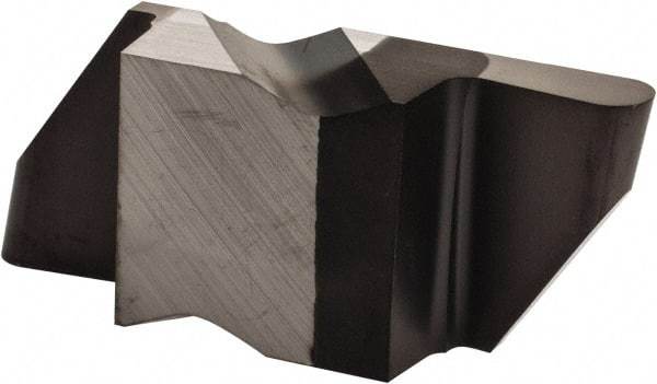 Kennametal - 4062NRD Grade KCU10, 3.18mm Cutting Width Carbide Grooving Insert - 6.35mm Max Depth of Cut, Right Hand, 1.59mm Corner Radius, AlTiN Finish - Apex Tool & Supply
