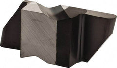 Kennametal - 4062NRD Grade KCU10, 3.18mm Cutting Width Carbide Grooving Insert - 6.35mm Max Depth of Cut, Right Hand, 1.59mm Corner Radius, AlTiN Finish - Apex Tool & Supply