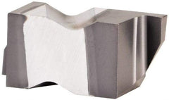 Kennametal - 3047NG Grade KCU10, 1.19mm Cutting Width Carbide Grooving Insert - 1.91mm Max Depth of Cut, Right Hand, 0.19mm Corner Radius, AlTiN Finish - Apex Tool & Supply