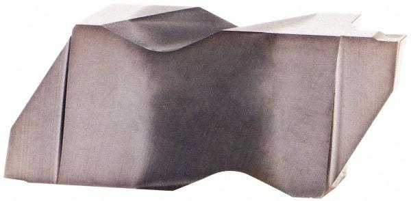 Kennametal - 3062NG K Grade KCU25, 1.58mm Cutting Width Carbide Grooving Insert - 2.39mm Max Depth of Cut, Left Hand, 0.19mm Corner Radius, AlTiN Finish - Apex Tool & Supply