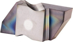 Kennametal - 5312NG Grade KCU25, 7.93mm Cutting Width Carbide Grooving Insert - 9.53mm Max Depth of Cut, Right Hand, 0.83mm Corner Radius, AlTiN Finish - Apex Tool & Supply