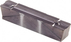 Kennametal - 020A4 GMN Grade KCU25, 0.0807" Cutting Width Carbide Grooving Insert - 0.069" Max Depth of Cut, Neutral, 0.042" Corner Radius, AlTiN Finish - Apex Tool & Supply