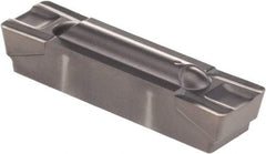 Kennametal - 0800G GMP Grade KCU25, 8mm Cutting Width Carbide Grooving Insert - 6.32mm Max Depth of Cut, Neutral, 0.79mm Corner Radius, AlTiN Finish - Apex Tool & Supply