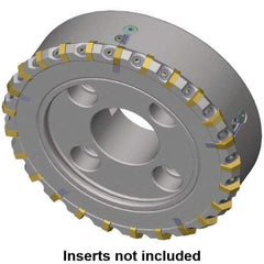 Kennametal - 168.7mm Cut Diam, 40mm Arbor Hole, 8mm Max Depth of Cut, 30° Indexable Chamfer & Angle Face Mill - 20 Inserts, HNG. 0905... Insert, Right Hand Cut, 20 Flutes, Series HexaCut - Apex Tool & Supply