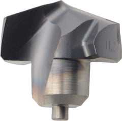Kennametal - Series KenTIP, 11.2mm Diam Grade KCP15 140° Replaceable Drill Tip - Carbide, AlTiN Finish, L Seat Size - Apex Tool & Supply