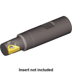 Kennametal - 9.9mm Cut Diam, 15.5mm Max Hole Depth, 20mm Shank Diam, Internal/External Indexable Thread Mill - Insert Style STN 11, 11mm Insert Size, 1 Insert, Toolholder Style TMS, 77mm OAL - Apex Tool & Supply