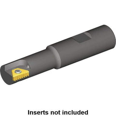 Kennametal - 9mm Cut Diam, 17mm Max Hole Depth, 20mm Shank Diam, Internal/External Indexable Thread Mill - Insert Style STN 10, 10.4mm Insert Size, 1 Insert, Toolholder Style TMS, 84mm OAL - Apex Tool & Supply