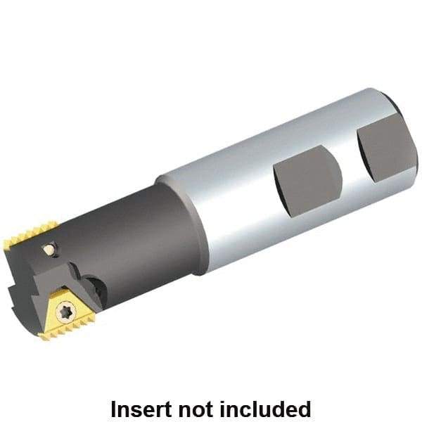 Kennametal - 42mm Cut Diam, 45mm Max Hole Depth, 32mm Shank Diam, Internal/External Indexable Thread Mill - Insert Style STN 27, 27mm Insert Size, 2 Inserts, Toolholder Style TMS, 120mm OAL - Apex Tool & Supply
