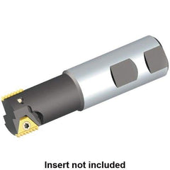 Kennametal - 42mm Cut Diam, 45mm Max Hole Depth, 32mm Shank Diam, Internal/External Indexable Thread Mill - Insert Style STN 27, 27mm Insert Size, 2 Inserts, Toolholder Style TMS, 120mm OAL - Apex Tool & Supply