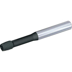 Kennametal - M5x0.80 Metric 6HX Bottoming Thread Forming Tap - Solid Carbide, CrC/C/TiN Finish, 60mm OAL, 7mm Thread Length, Right Hand Thread, Series T491 - Apex Tool & Supply