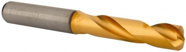 Kennametal - 11.5mm 140° Spiral Flute Solid Carbide Screw Machine Drill Bit - Apex Tool & Supply