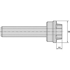 Kennametal - Spindle Taper Wiper - HSK100 Taper - Apex Tool & Supply