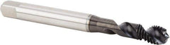 Kennametal - M10x1.50 Metric 2 Flute 6H Plug Spiral Flute Tap - High Speed Steel, Diamond-Like Carbon (DLC) Finish, 100mm OAL, Right Hand Flute, Right Hand Thread, Series T680 - Apex Tool & Supply