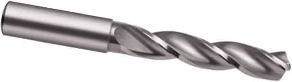 Guhring - 6.7mm 130° Solid Carbide Jobber Drill - Bright Finish, Right Hand Cut, Spiral Flute, 91mm OAL, Special Type Point - Apex Tool & Supply