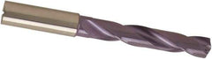Guhring - 7.6mm 140° Solid Carbide Jobber Drill - nano-A Finish, Right Hand Cut, Spiral Flute, 91mm OAL, SU Point - Apex Tool & Supply