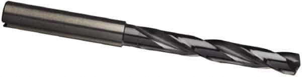 Guhring - 10.9mm 140° Solid Carbide Jobber Drill - nano-A Finish, Right Hand Cut, Spiral Flute, 118mm OAL, VA Point - Apex Tool & Supply