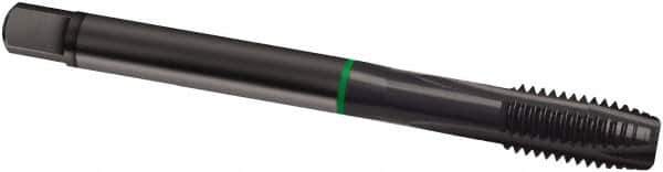 Guhring - M18x1.50 Metric Fine, 4 Flute, Oxide Finish, Cobalt Spiral Point Tap - Plug Chamfer, Right Hand Thread, 110mm OAL, 6H Class of Fit, Series 2879 - Exact Industrial Supply