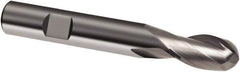 Guhring - 14mm, 22mm LOC, 14mm Shank Diam, 83mm OAL, 2 Flute, Solid Carbide Square End Mill - Single End, Uncoated, Spiral Flute, 30° Helix, Right Hand Cut, Right Hand Flute, Series 3024 - Apex Tool & Supply