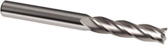 Guhring - 18mm, 65mm LOC, 18mm Shank Diam, 150mm OAL, 4 Flute, Solid Carbide Square End Mill - Single End, Uncoated, Spiral Flute, 30° Helix, Right Hand Cut, Right Hand Flute, Series 3012 - Apex Tool & Supply