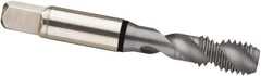 Guhring - 5/8-11 UNC 3 Flute 2B Modified Bottoming Spiral Flute Tap - Cobalt, MolyGlide Finish, 3.813" OAL, Right Hand Flute, Right Hand Thread, H5/H6, Series 3970 - Apex Tool & Supply