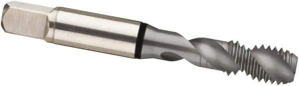 Guhring - M16x2.00 Metric 3 Flute 6H Modified Bottoming Spiral Flute Tap - Cobalt, MolyGlide Finish, 3.811" OAL, Right Hand Flute, Right Hand Thread, D6/D7, Series 3969 - Apex Tool & Supply