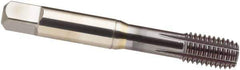 Guhring - 9/16-12 UNC 2BX H10/H11 Thread Limit Modified Bottoming Thread Forming Tap - Cobalt, TiCN Finish, 3.591" OAL, Series 3943 - Apex Tool & Supply