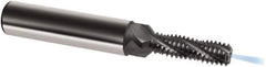 Guhring - M6x0.5 Metric Fine, 0.189" Cutting Diam, 3 Flute, Solid Carbide Helical Flute Thread Mill - Internal Thread, 15.3mm LOC, 62mm OAL, 8mm Shank Diam - Apex Tool & Supply
