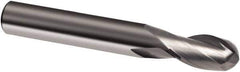 Guhring - 16mm, 26mm LOC, 16mm Shank Diam, 92mm OAL, 2 Flute, Solid Carbide Square End Mill - Single End, Uncoated, Spiral Flute, 30° Helix, Right Hand Cut, Right Hand Flute, Series 3308 - Apex Tool & Supply
