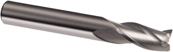 Guhring - 16mm, 26mm LOC, 16mm Shank Diam, 92mm OAL, 3 Flute, Solid Carbide Square End Mill - Single End, Uncoated, Spiral Flute, 30° Helix, Right Hand Cut, Right Hand Flute, Series 3307 - Apex Tool & Supply