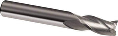 Guhring - 15mm, 26mm LOC, 15mm Shank Diam, 92mm OAL, 3 Flute, Solid Carbide Square End Mill - Single End, Uncoated, Spiral Flute, 30° Helix, Right Hand Cut, Right Hand Flute, Series 3307 - Apex Tool & Supply