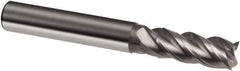 Guhring - 10mm, 22mm LOC, 10mm Shank Diam, 72mm OAL, 4 Flute, Solid Carbide Square End Mill - Single End, Uncoated, Spiral Flute, 40/42° Helix, Centercutting, Right Hand Cut, Right Hand Flute, Series 3202 - Apex Tool & Supply
