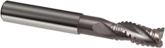 Guhring - 20mm, 38mm LOC, 20mm Shank Diam, 126mm OAL, 3 Flute, Solid Carbide Square End Mill - Single End, Uncoated, Spiral Flute, 29/30/31° Helix, Centercutting, Right Hand Cut, Right Hand Flute, Series 3470 - Apex Tool & Supply