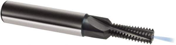 Guhring - M12x1 Metric Fine, 0.3917" Cutting Diam, 4 Flute, Solid Carbide Helical Flute Thread Mill - Internal Thread, 25.5mm LOC, 90mm OAL, 14mm Shank Diam - Apex Tool & Supply